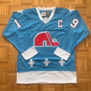 Quebec Nordiques Joe Sakic Jersey